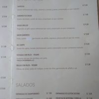 Menu 2 at Airampo in Lima