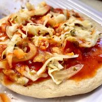 Bean & cheese pupusa V  at La Sabrosa Sweets in Los Angeles