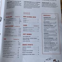 Page 3 menu  at Communion Brewing Co in Burnie