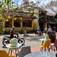 View from the cafe   at Unicorn Bowl & Coffee in Hoi An
