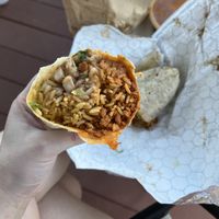 Burrito with Vegan Chorizo  at Lupe's 55 Cantina Mexican Grill in Hampton