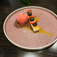 Passion fruit cheesecake   at Suzette in Brisbane