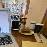 Coffee & pecan cake  at Hitchin Coffee Lab in Hitchin