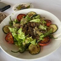 Mushroom salad  at Llantares De Mar in Ribadesella