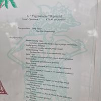 Vegetarian ricetable: dishes at Batavia in Arnhem