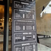 Menu - no vegan options at Casa Patata in Bruges
