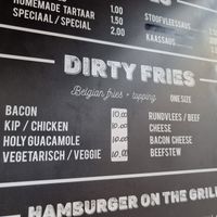 'Vegetarian fries' at Casa Patata in Bruges