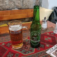 Bier aus Podgorica at Kaldrma in Podgorica
