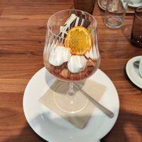 Dessert at Enja in Zurich