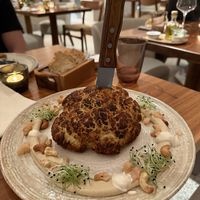 Vegan cauliflower  at Enja in Zurich