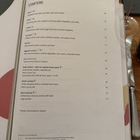 Menu september 2025  at Enja in Zurich