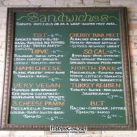 sandwich menu at Brew in Traverse City