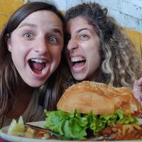 . at Veggie Tables in Vang Vieng