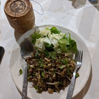 Tofu larb (laap in Laos) at Veggie Tables in Vang Vieng