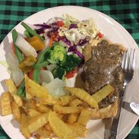 Tofu pepper steak at Veggie Tables in Vang Vieng