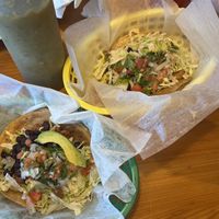 $3.99 tacos, one with beef and one with chorizo  at Solazo in Jacksonville