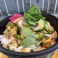 Vegan Poke Bowl.  at LAX - Chaya - TB in Los Angeles