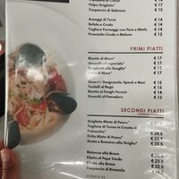 Lunch menu. Menu di pranzo at Pizzeria 3D in Lido Di Camaiore