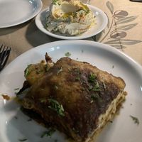 Vegan moussaka  at Exesion - Εξαίσιον in Paros