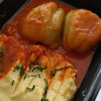 Stuffed peppers at Do Ručak in Sibenik