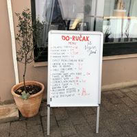 menu  at Do Ručak in Sibenik