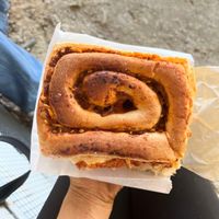 Top view of pizza roll at Van Pelt Family Bakery in Alachua