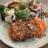 Baked Nut Steak  at Fröken Selfoss in Selfoss