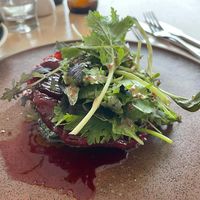 Beetroot tart   at The Wild Café in Newquay