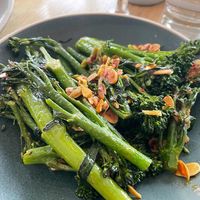 Tender steamed broccoli   at The Wild Café in Newquay