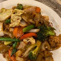 Veggie Drunken Noodles  at Thai Phanom in Harrisonburg