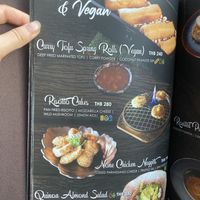 Menu  at Bangkok Heightz in Bangkok