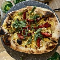 Corn pizza  at Everyday Pizza in Denver