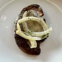 Lion’s Mane fun bite  at Everyday Pizza in Denver