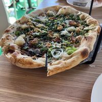 Onion pizza  at Everyday Pizza in Denver