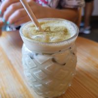 Matcha latte at Brunchit in Alicante