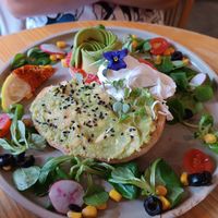 Vegan toast at Brunchit in Alicante