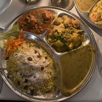 Vegan Thali  at Restaurant Bombay in Vienna