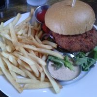 'crab' sandwich at Golden Road Brewing - West Glendale in Los Angeles