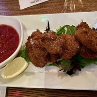 FRIED COCONUT CALAMARI 
Young coconut served with cocktail sauce and lemon  at Golden Road Brewing - West Glendale in Los Angeles