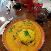 Vegan vegetable curry at Daily Dose Restaurant in Clonakilty