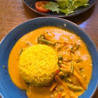Thai Red Vegetable Curry at Daily Dose Restaurant in Clonakilty