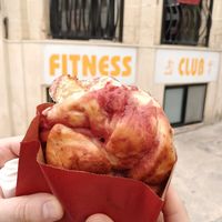 Strawberry babka at Finca Velez in Sliema
