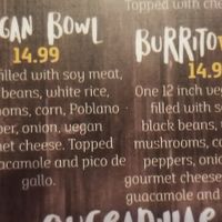 They have vegan cheese! at Azul Tequila Authentic Mexican Cuisine in Seymour