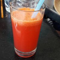 carrot ginger juice at Millets of Mewar in Udaipur