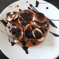 banana chocolate pancake at Millets of Mewar in Udaipur