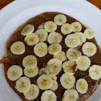 vegan nutella banana pancake at Millets of Mewar in Udaipur