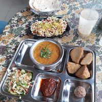 Dal bati at Millets of Mewar in Udaipur