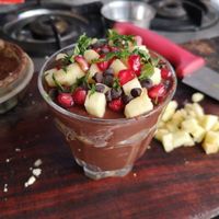 Chocolate banana Pudding Vegano at Millets of Mewar in Udaipur