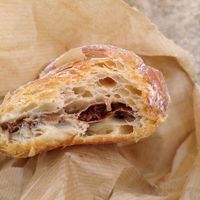 Chocolate filling at Santa Vegana in Barcelona