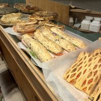 Savoury options   at Santa Vegana in Barcelona
